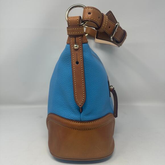 Dooney & Bourke Azure Pebble Leather Hobo w/Cotton Lining  (selling as is) - Picture 14 of 16
